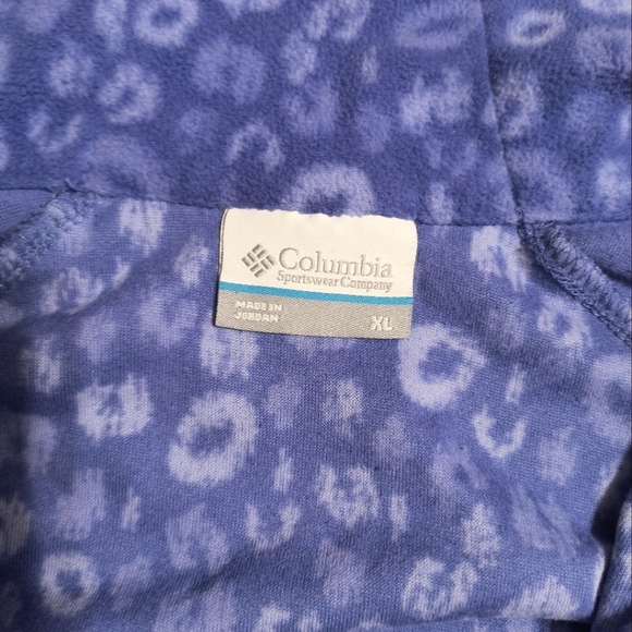 Columbia Glacial Fleece III half zip pullover, women's XL, purple/blue - Picture 5 of 12